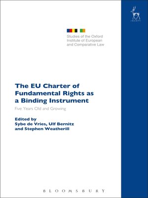 cover image of The EU Charter of Fundamental Rights as a Binding Instrument